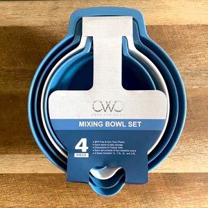 Cooking With Color Mixing Bowl Set Blue